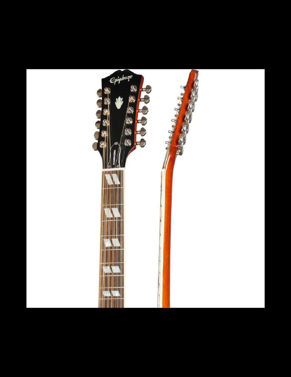 EPIPHONE HUMMINGBIRD 12C FISHMAN AGED CHERRY SUNB