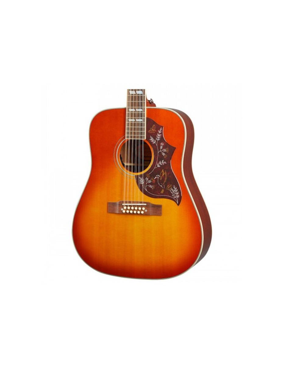 EPIPHONE HUMMINGBIRD 12C FISHMAN AGED CHERRY SUNB