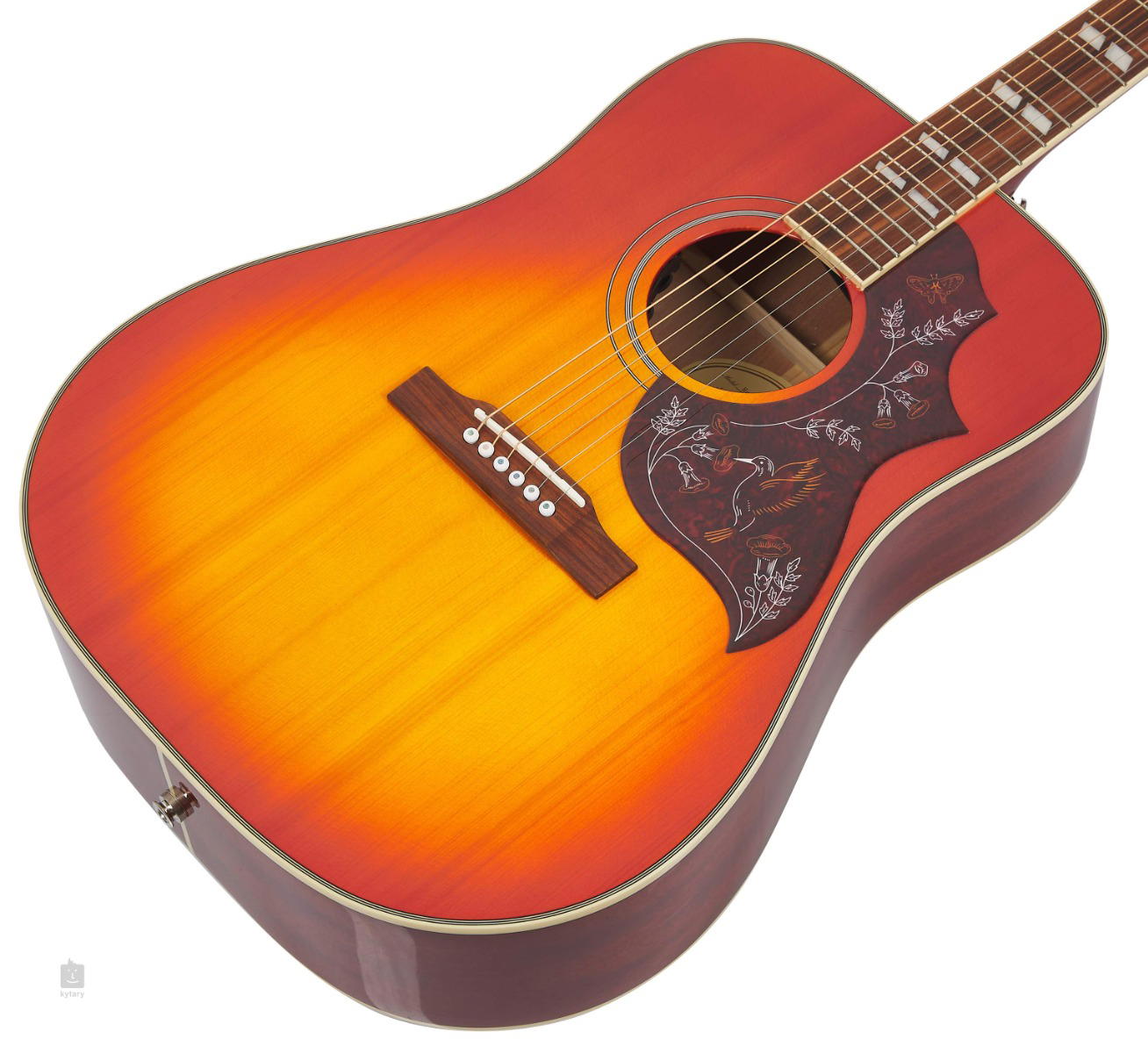 EPIPHONE HUMMINGBIRD STUDIO SOLIDA FISHMAN CHERRY