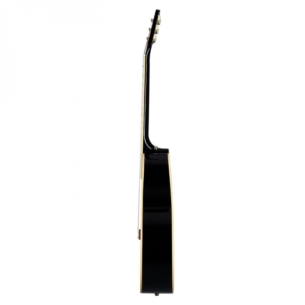 EPIPHONE J-180 LS EBONY CON ESTUCHE