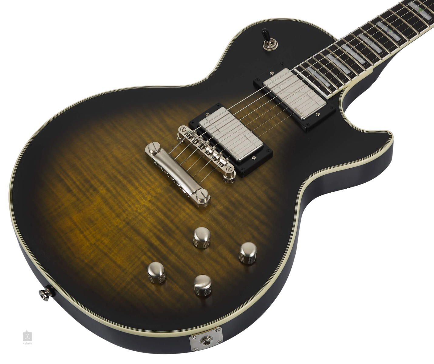 EPIPHONE LES PAUL PROPHECY AGED OLIVE TIGER