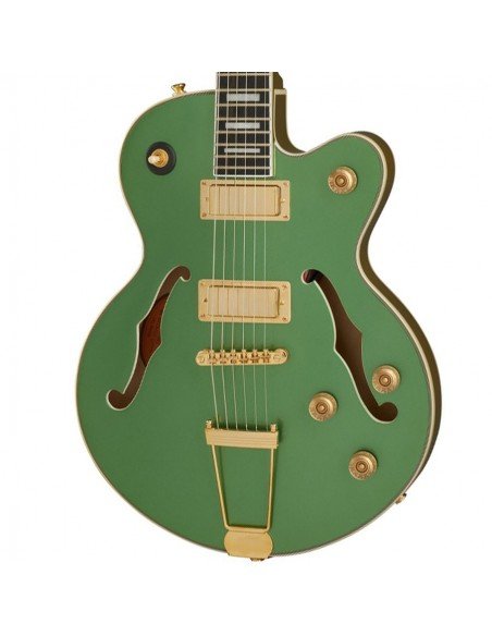 EPIPHONE UPTOWN KAT ES EMERALD GREEN METALLIC