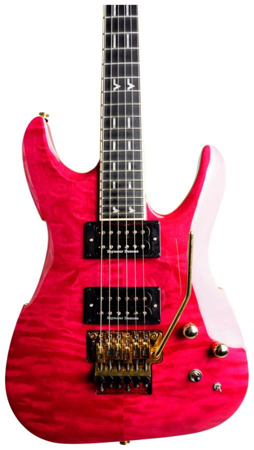 PEAVEY Adrian Vandenberg Signature Guitar - Purple Flame Maple