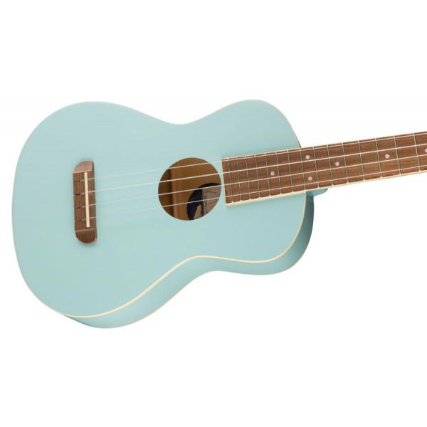 FENDER UKELELE AVALON TENOR DAPHNE BLUE WN