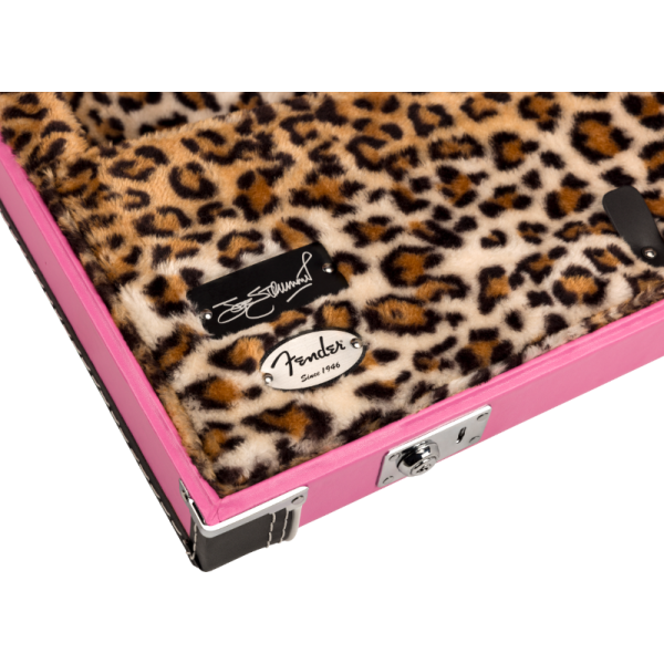 FENDER STRUMMER CASE PINK LEOPARD