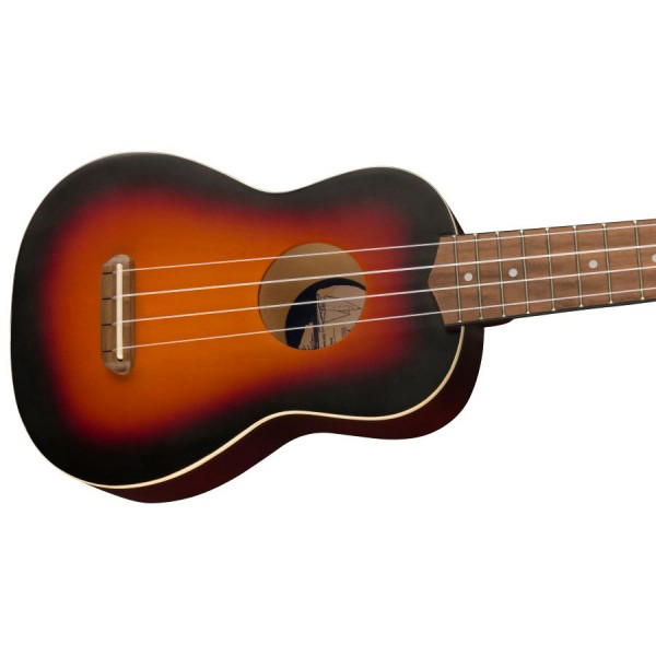 FENDER UKELELE VENICE SOPRANO 2T SBST WN