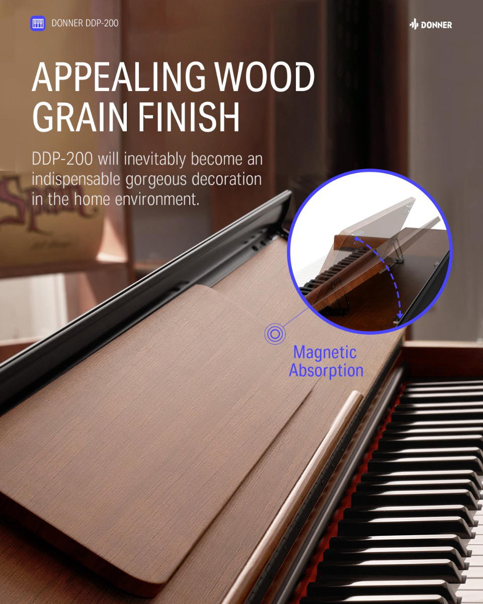 DONNER DDP-200 Piano Digital con mueble