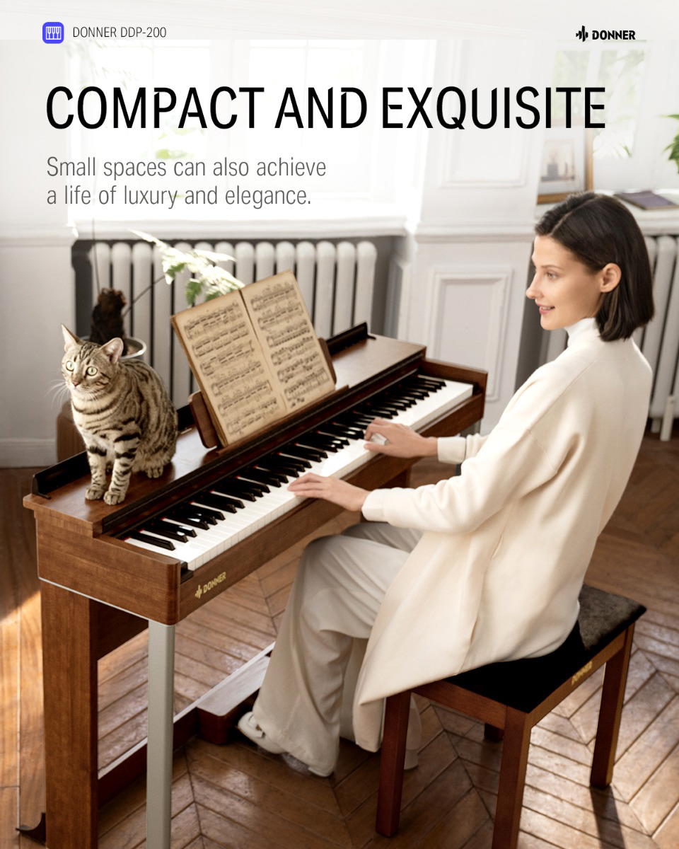 DONNER DDP-200 Piano Digital con mueble