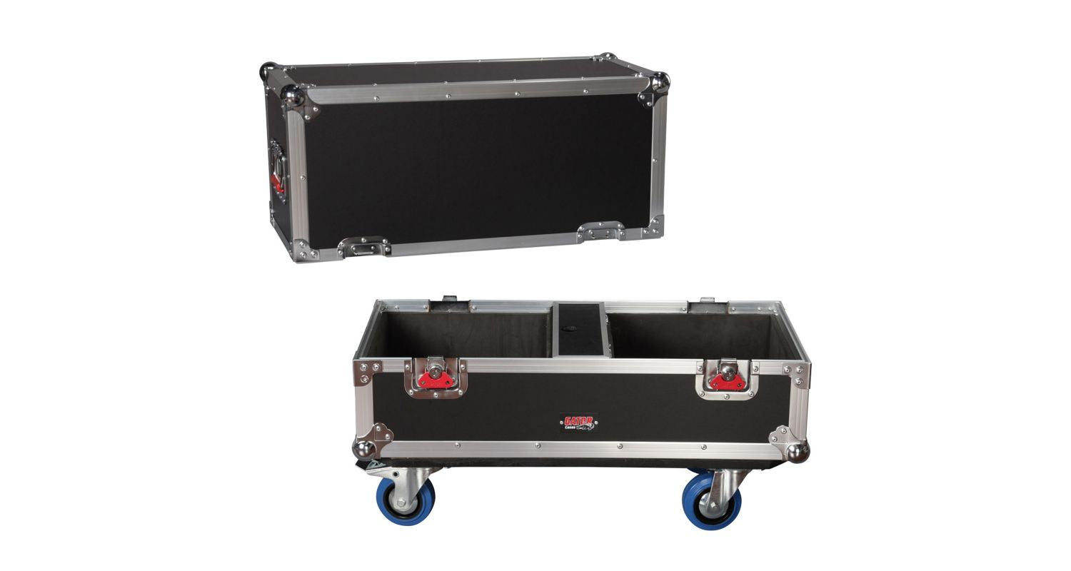 Gator G-TOURSPKR-2K12 Flightcase de la Serie G-Tour para 2 Altavoces QSC K12 y Similares