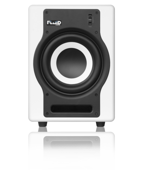 Fluid Audio F8 White Subwoofer 