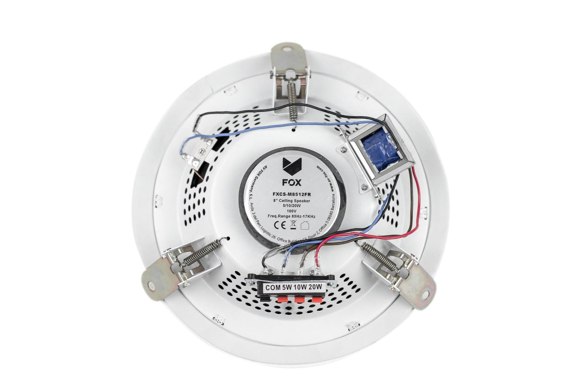 FOX FXCS-M8512FR Altavoz de techo 8" blanco