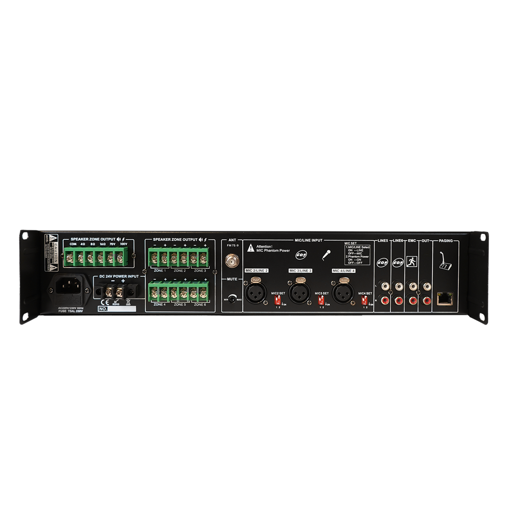 FOX FXMA-6Z500FMB AmplifIcador de 6 zonas FMBT