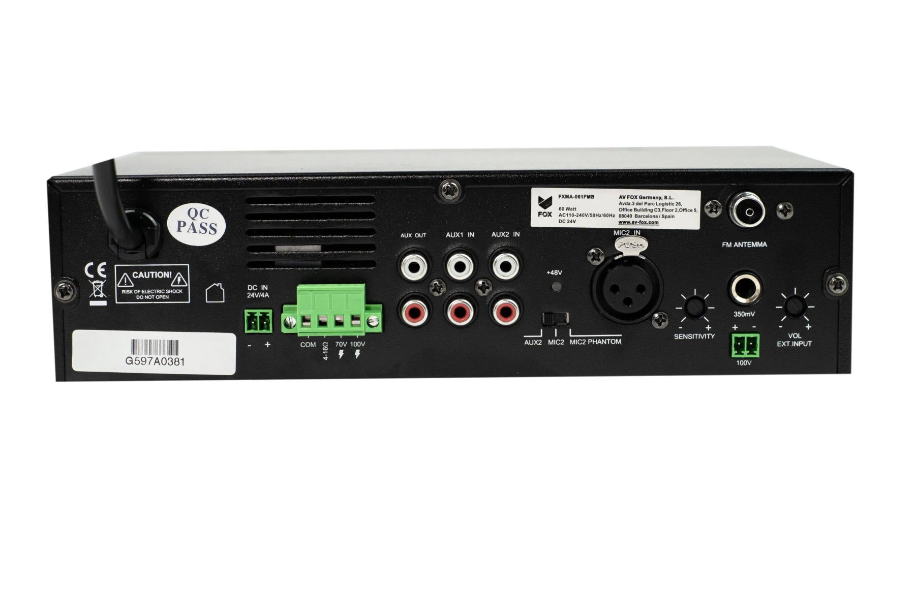 FOX FXPACKCSP65 Pack de sonorización