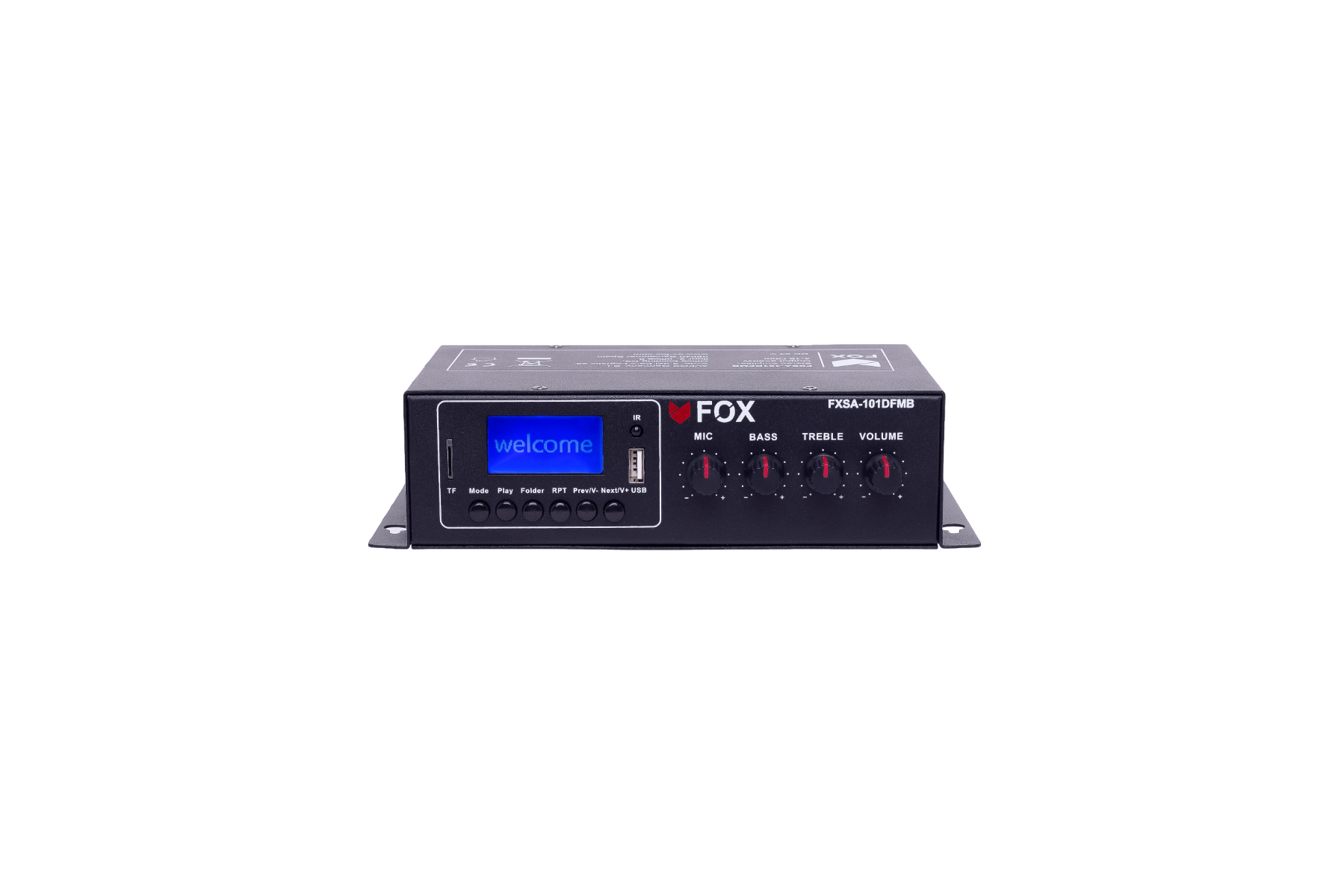 FOX FXSA-101DFMB Mini amplificador Stereo con Bluetooth