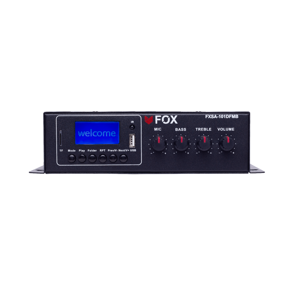 FOX FXSA-101DFMB Mini amplificador Stereo con Bluetooth