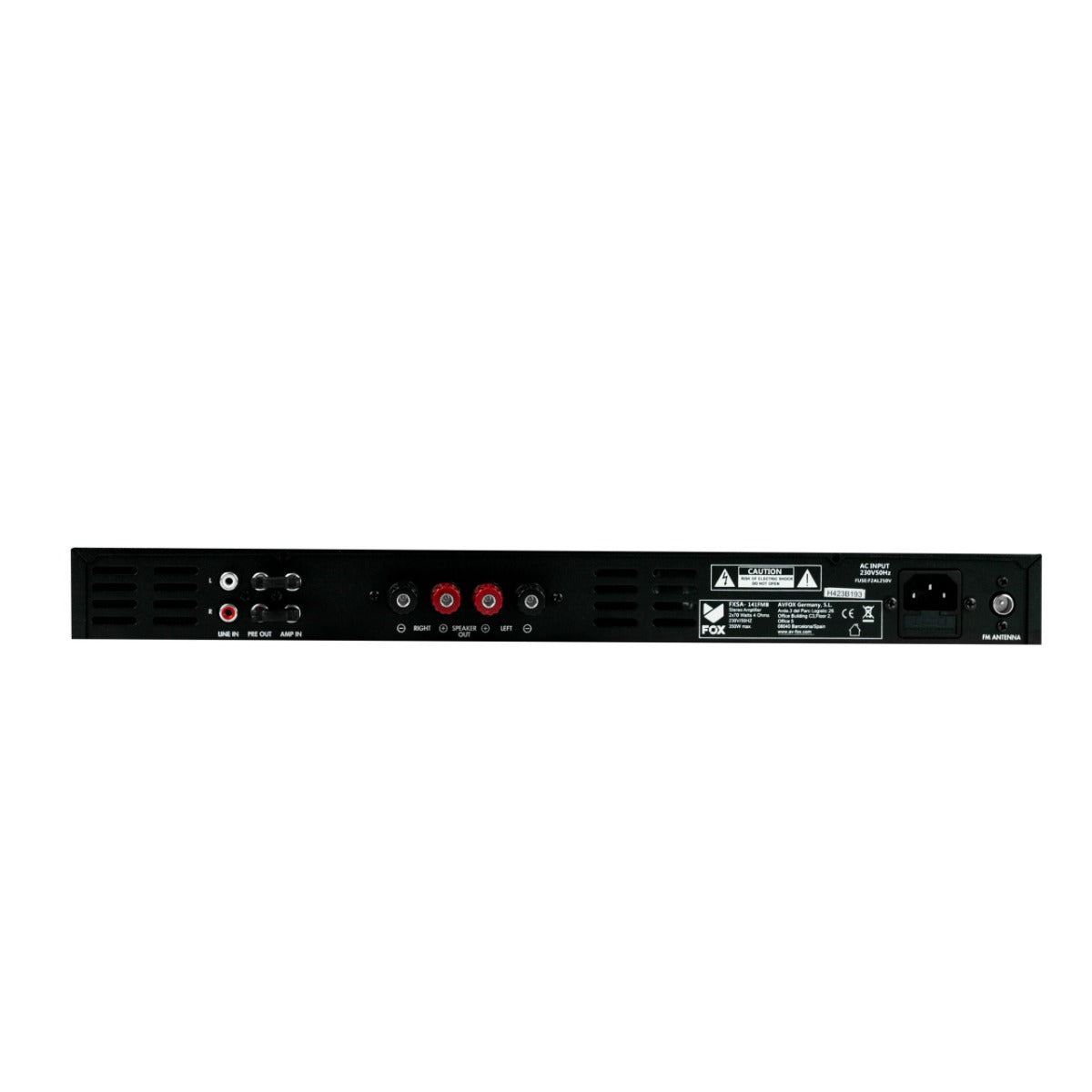 FOX FXSA-141FMB Amplificador estéreo
