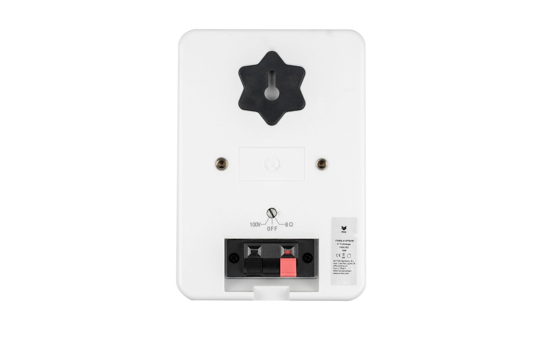 FOX FXWS-410FRHW Altavoz de pared 4" blanco
