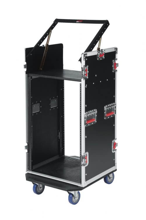 GATOR 10U Top, 16U Side Road Rack Case