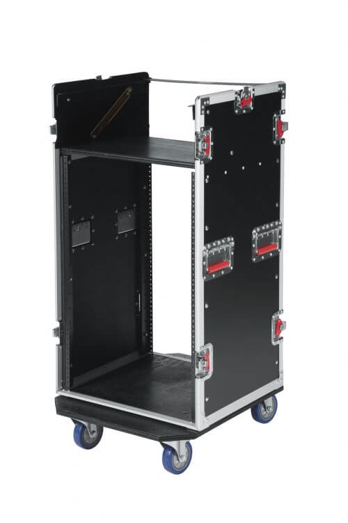 GATOR 10U Top, 16U Side Road Rack Case
