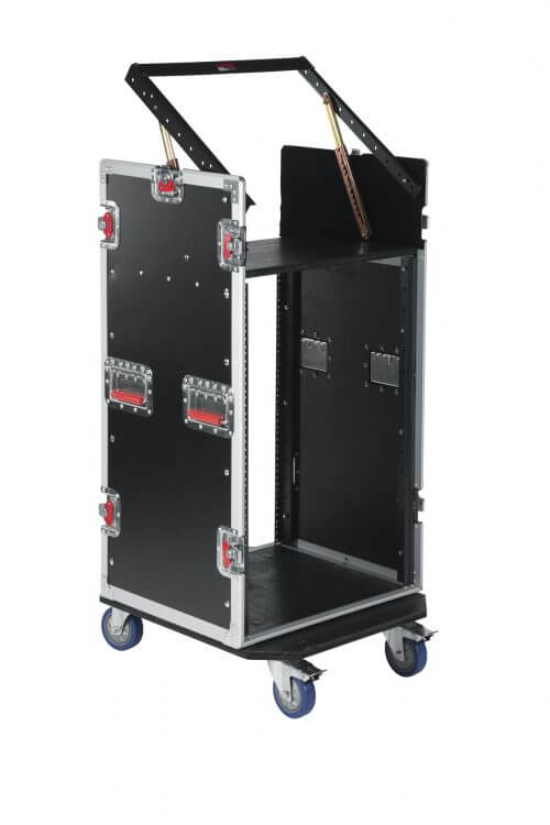 GATOR 10U Top, 16U Side Road Rack Case