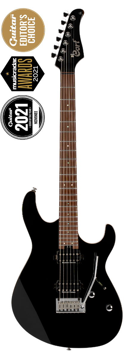 CORT Guitarra Eléctrica G300 Pro Bk