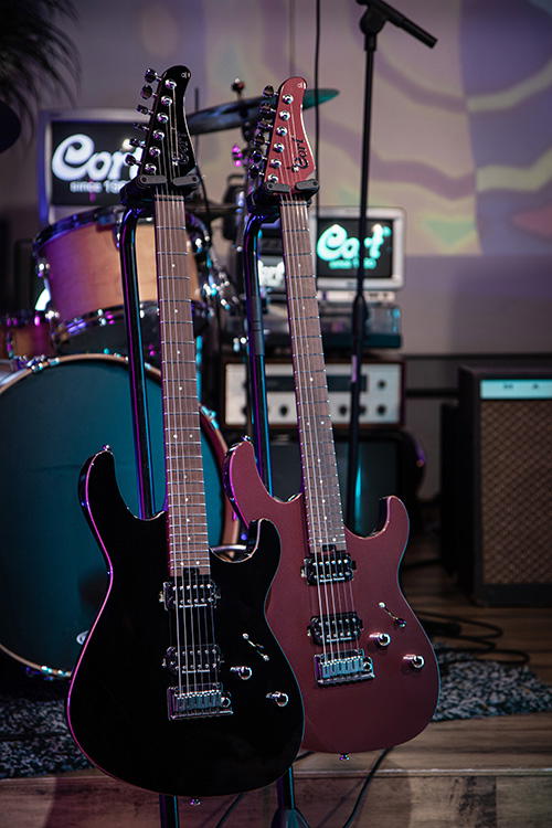 CORT Guitarra Eléctrica G300 Pro Vvb
