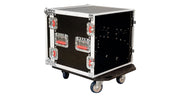 Gator G-TOUR-10UCAST Flightcase de Madera con Ruedas para 10 Unidades de Rack