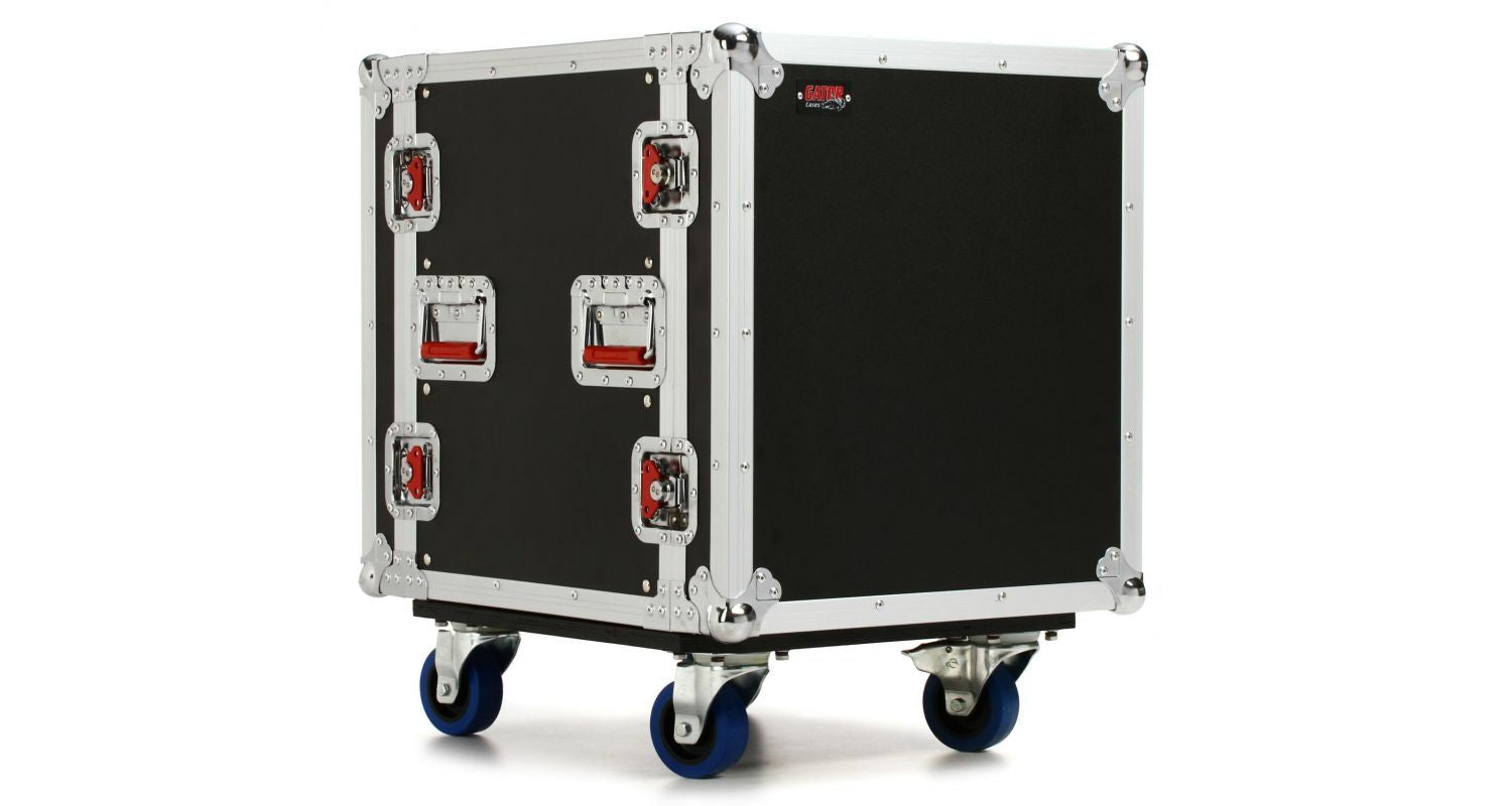 Gator G-TOUR-14UCAST Flightcase de Madera con Ruedas para 14 Unidades de Rack