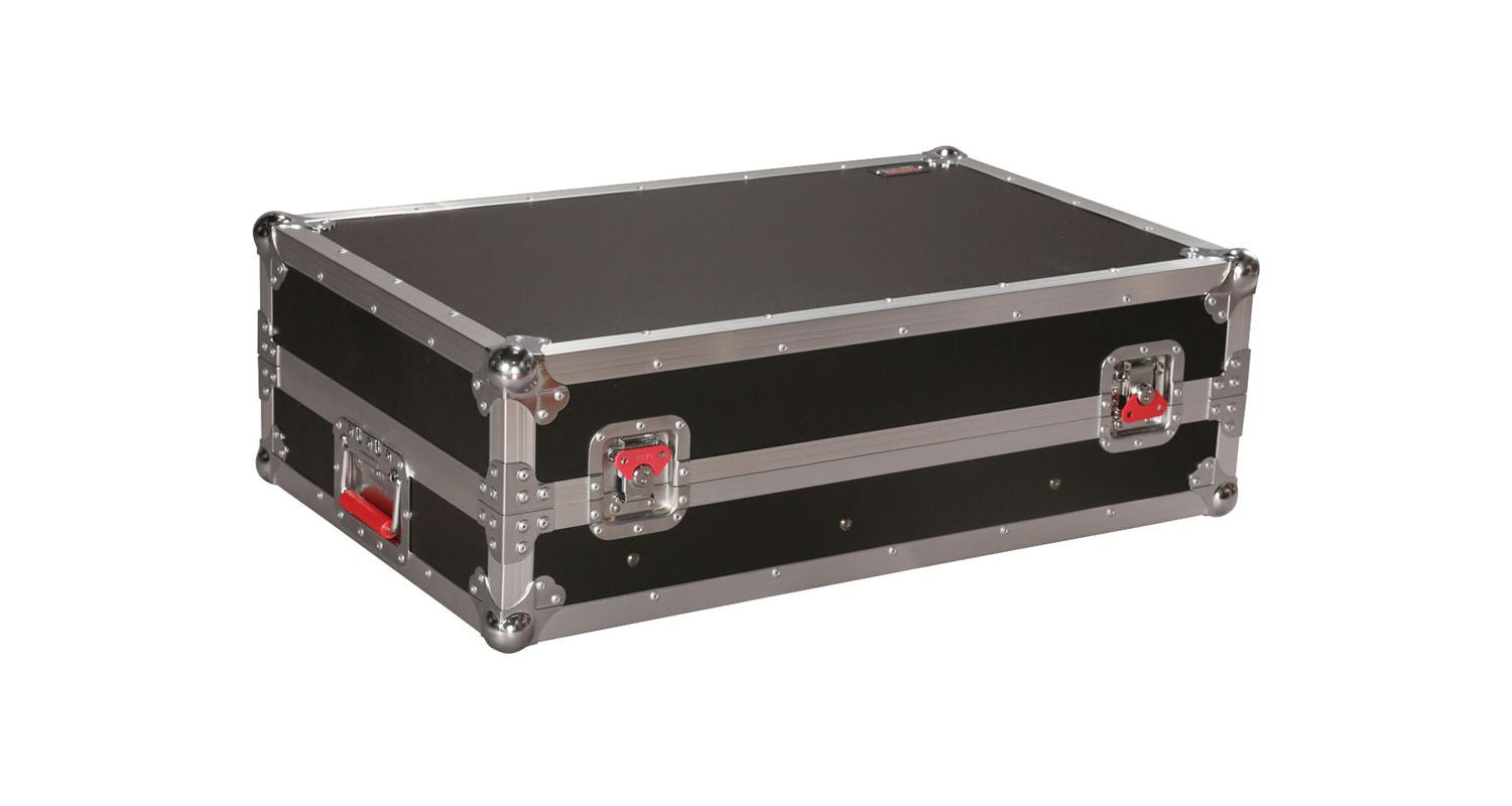 Gator G-TOUR-SLMX10 Flightcase para mezclador 10U con Parte Superior Inclinada y Riel Fijo