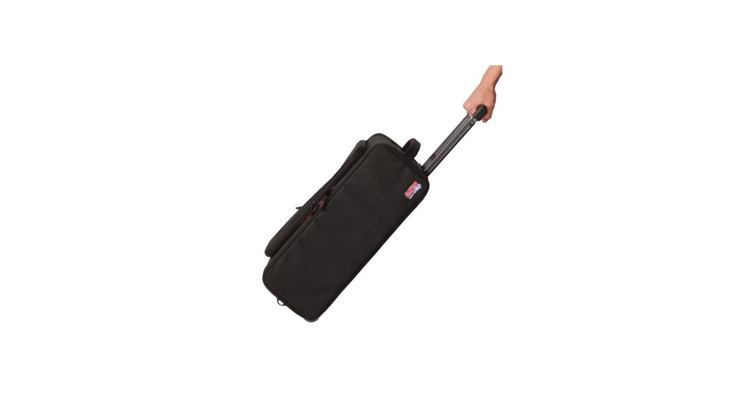 Gator GR-RACKBAG-2UW Bolsa Rack ligera para 2 Unidades con Trolley