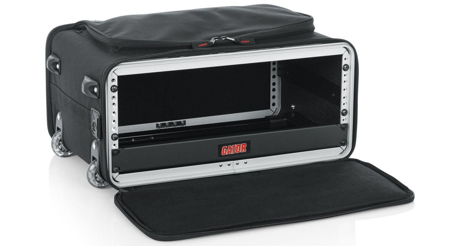Gator GR-RACKBAG-3UW Bolsa Rack ligera para 3 Unidades con Trolley