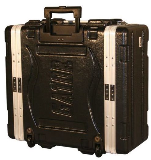 GATOR RACK FLIGHTCASE 19" CON RUEDAS / 8 UNIDADES
