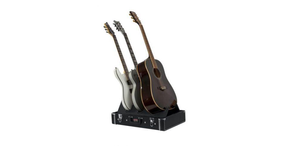 Gator GW-GIGBOXJR Estuche 2 en 1, Pedalboard 21.5" x 15" y 3 Guitarras