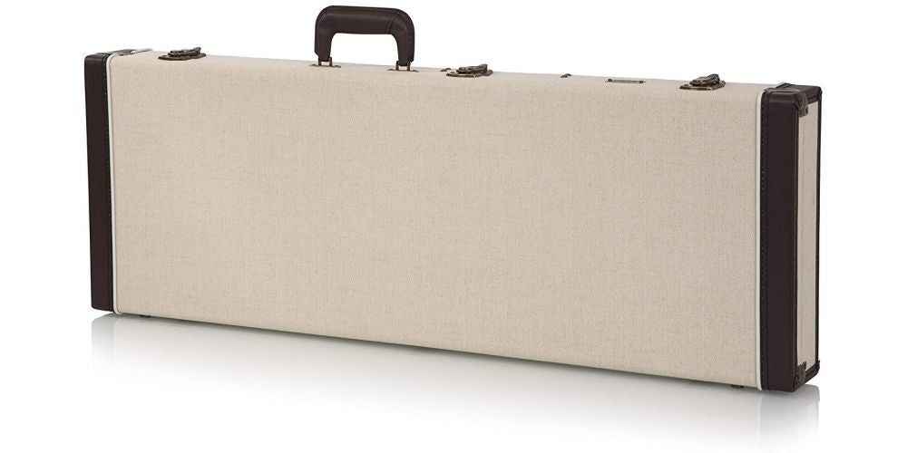 Gator GW-JM-ELEC Estuche de Madera para Guitarra Eléctrica con exterior Journeyman Color Beige