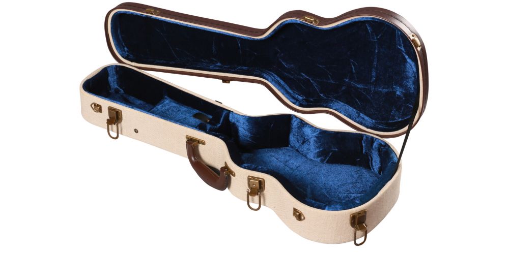 Gator GW-JM-UKE-CON Estuche Rígido para Ukelele Tipo Concierto Color Beige