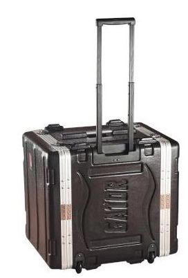 GATOR RACK FLIGHTCASE 19" CON RUEDAS / 8 UNIDADES