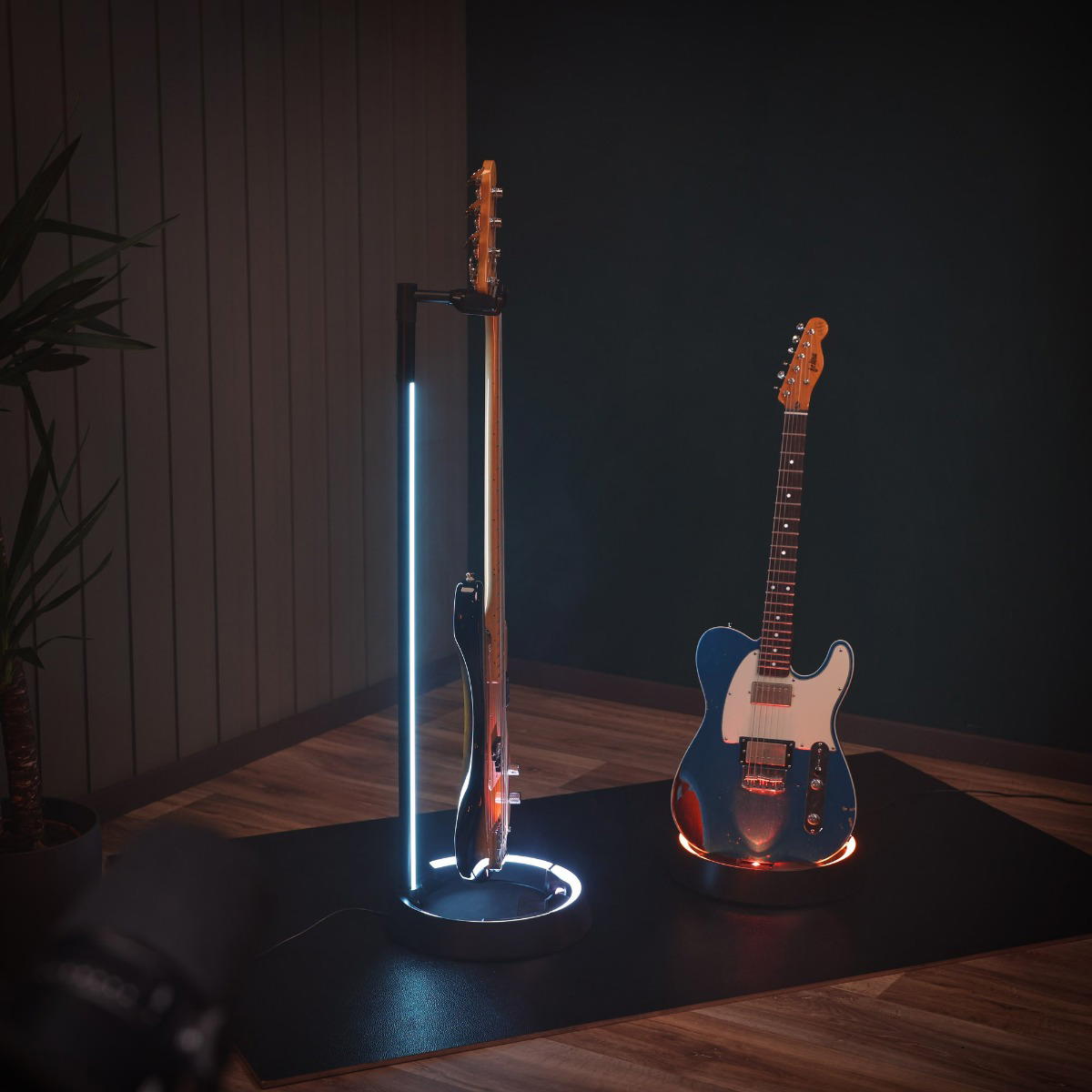 Gravity GS LS 01 NH B Soporte Guitarra Luminoso