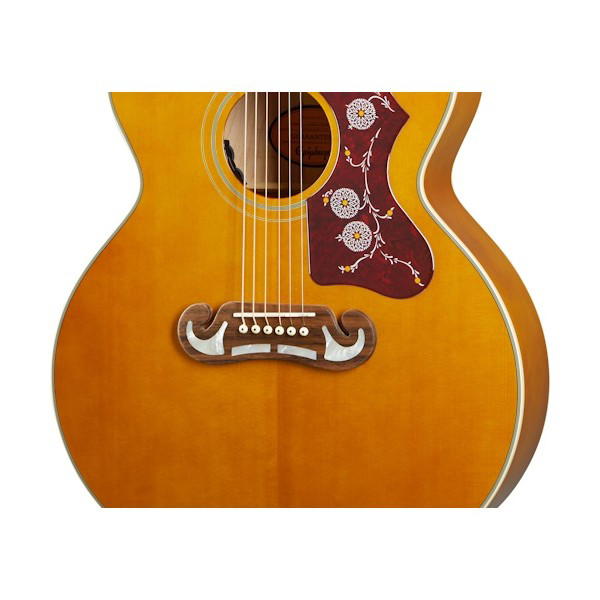EPIPHONE J-200 SOLIDA FISHMAN AGED NATURAL ANT