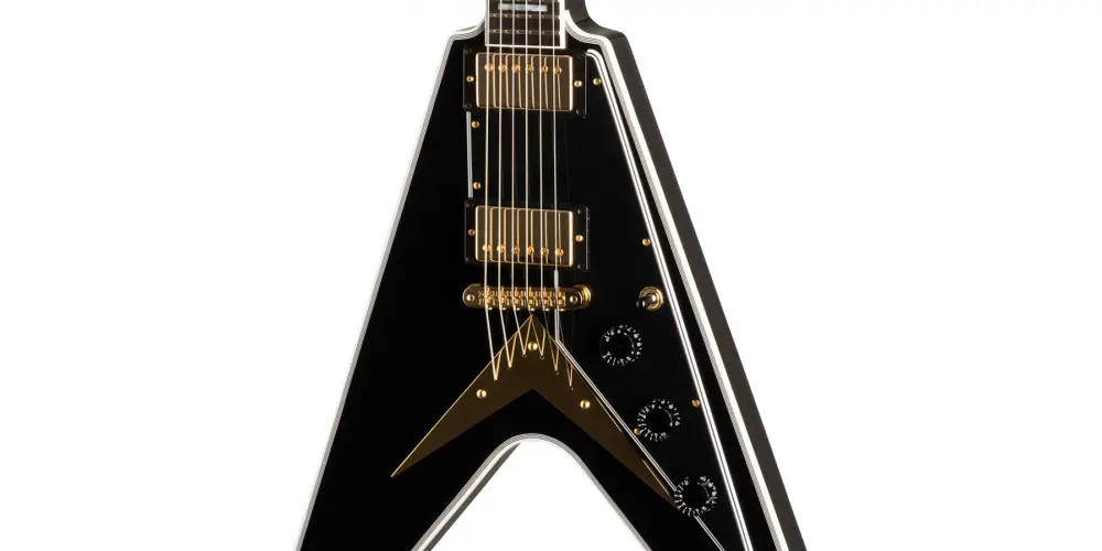 GIBSON FLYING V CUSTOM  EBONY