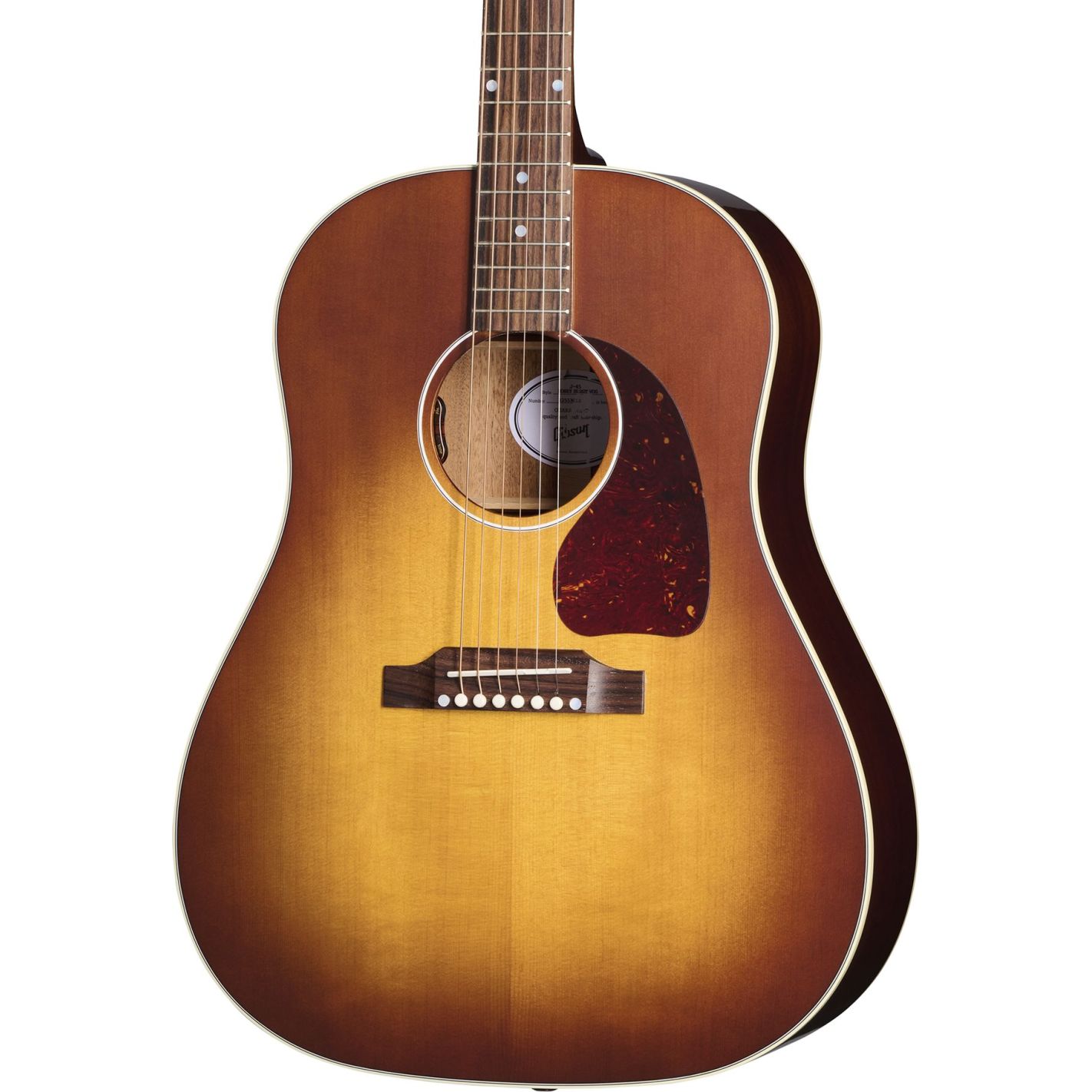 GIBSON J-45 STANDARD HONEY BURST VOS