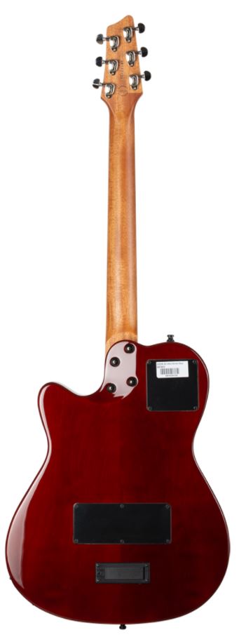 GODIN A6 Ultra Denim Blue Flame With Bag Guitarra electroacústica