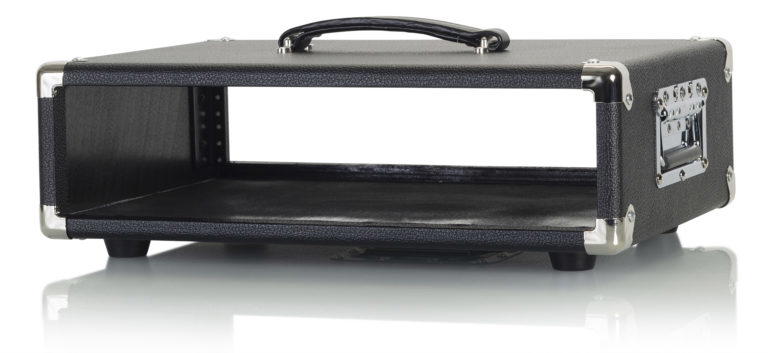 GATOR Estuche rack de 2 unidades Negro Serie Retro