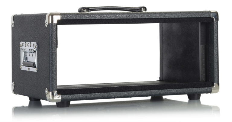 GATOR Estuche rack de 4 unidades Negro Serie Retro