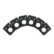 TUSQ Premium Plates For Fender Style 2 Pin Hole - Black