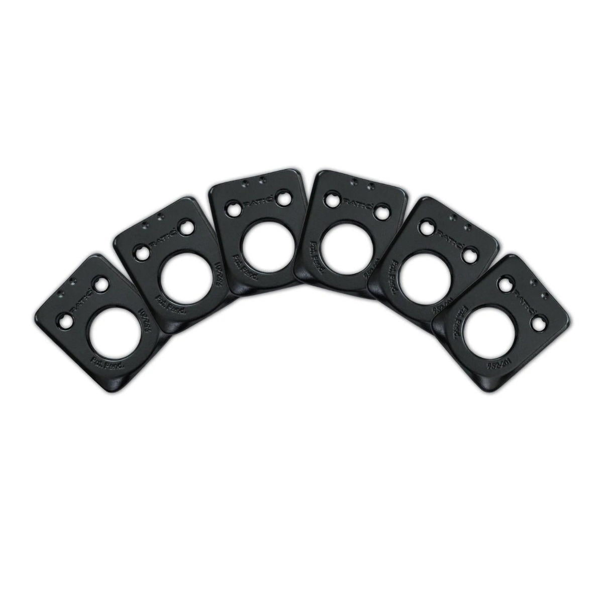 TUSQ Premium Plates For Fender Style 2 Pin Hole - Black