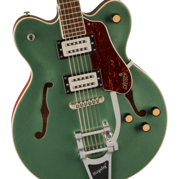 GRETSCH G2622T STREAMLINER CENTER BLOCK DOUBLE-CUT BIGSBY STEEL OLIVE