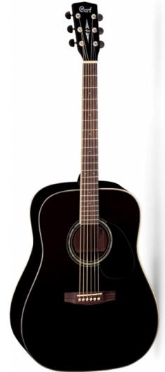 CORT Guitarra Acústica Earth100 Bk