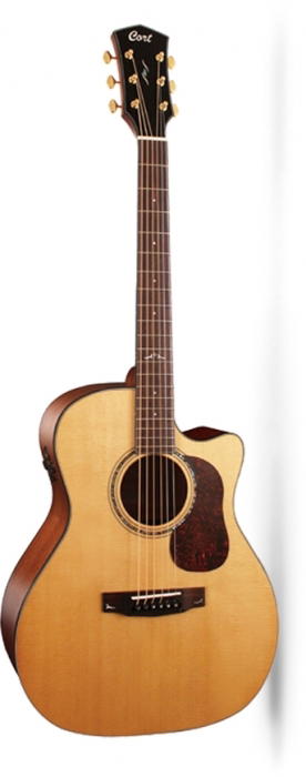 CORT Guitarra Acústica Gold-A6 Nat +Funda