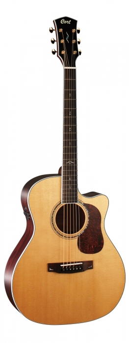 CORT Guitarra Acústica Gold-A8 Eléctricot Nat +
