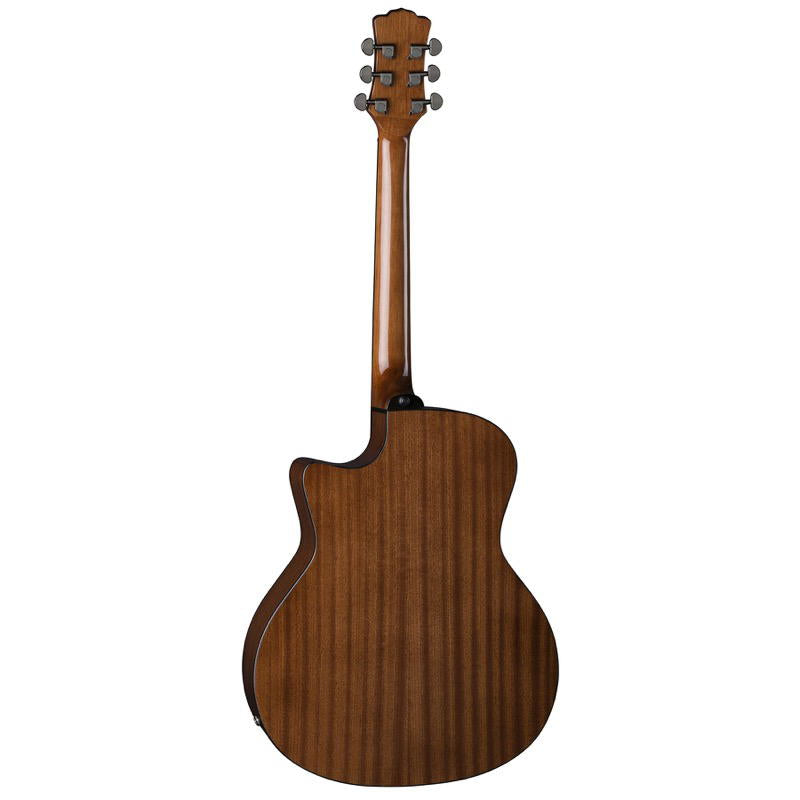Luna Gypsy Quilt Ash A/E A/E Gloss Natural Guitarra electroacústica